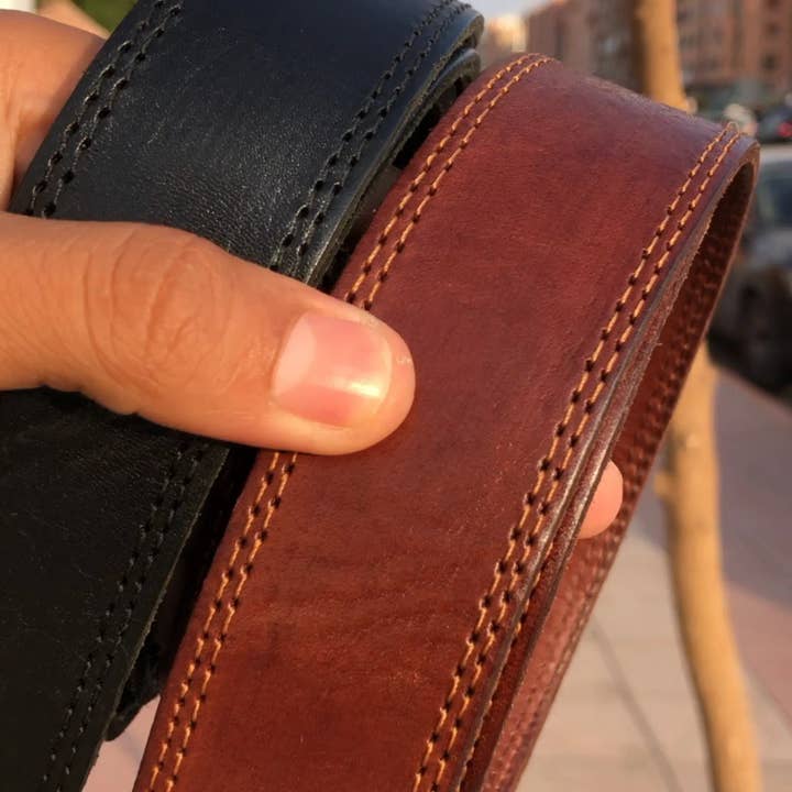 High crafty – wholesale Belt – Men's – 100% Leather Belt – Handcrafted in Morocco1