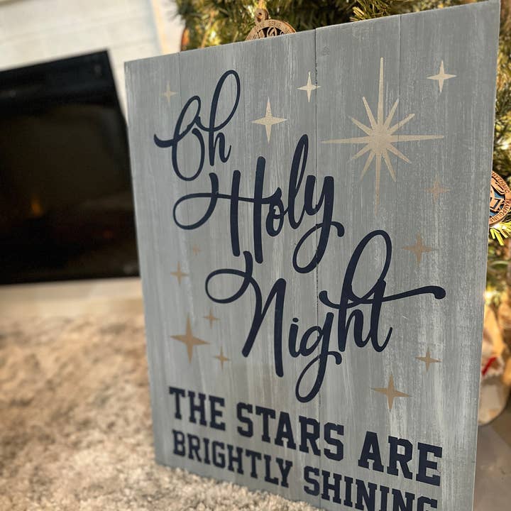 O Holy Night The Stars are Brightly Shining: Signature Design for wholesale by Paisley Grace Makery