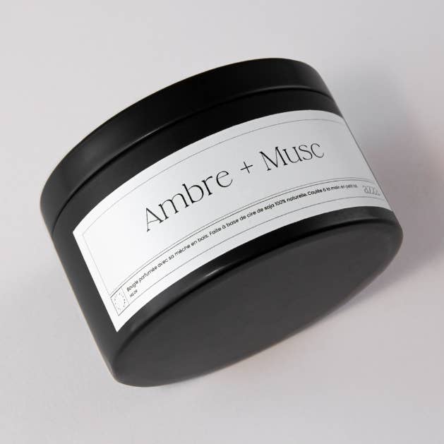 Scented Candle - Amber+Musk for wholesale by Azza Home