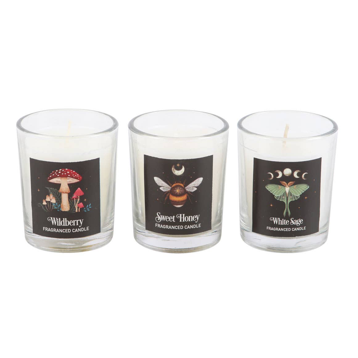 Something Different Wholesale - Wholesale Jar/Filled Candle - Dark Forest Votive Candle Trio1