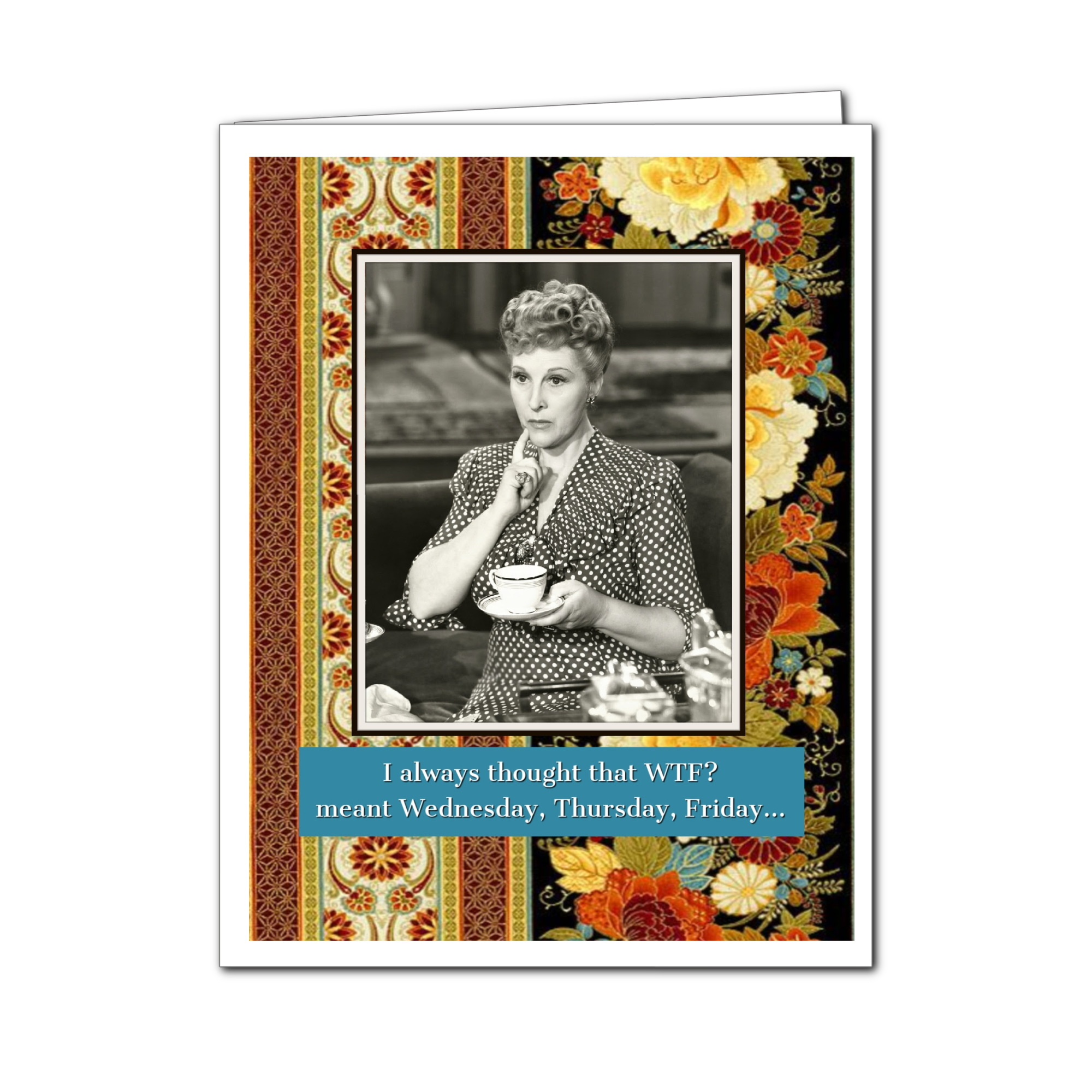 Ümlaut Brooklyn - Wholesale Everyday Greeting Card - WTF? - Everyday Card2