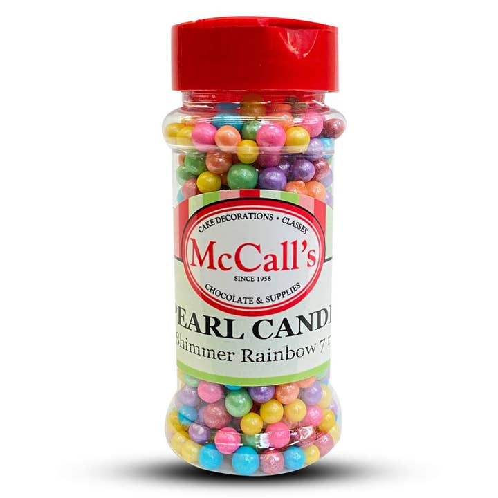 McCall's - Wholesale Chocolate Covered Sweets - PEARL CANDIES 7mm RAINBOW SHIMMER 85 G