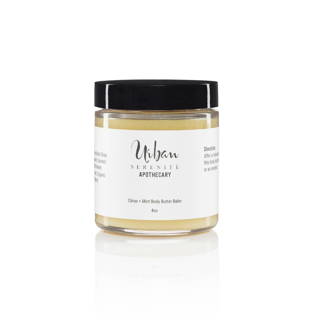 Urban Serenitè - Wholesale Body Balm/Butter - Citrus + Mint Body Butter Balm