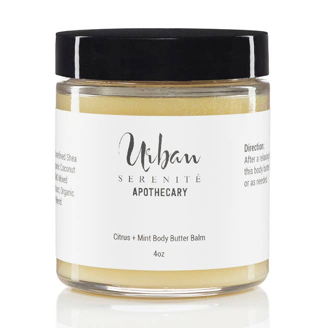 Urban Serenitè - Wholesale Body Balm/Butter - Citrus + Mint Body Butter Balm0