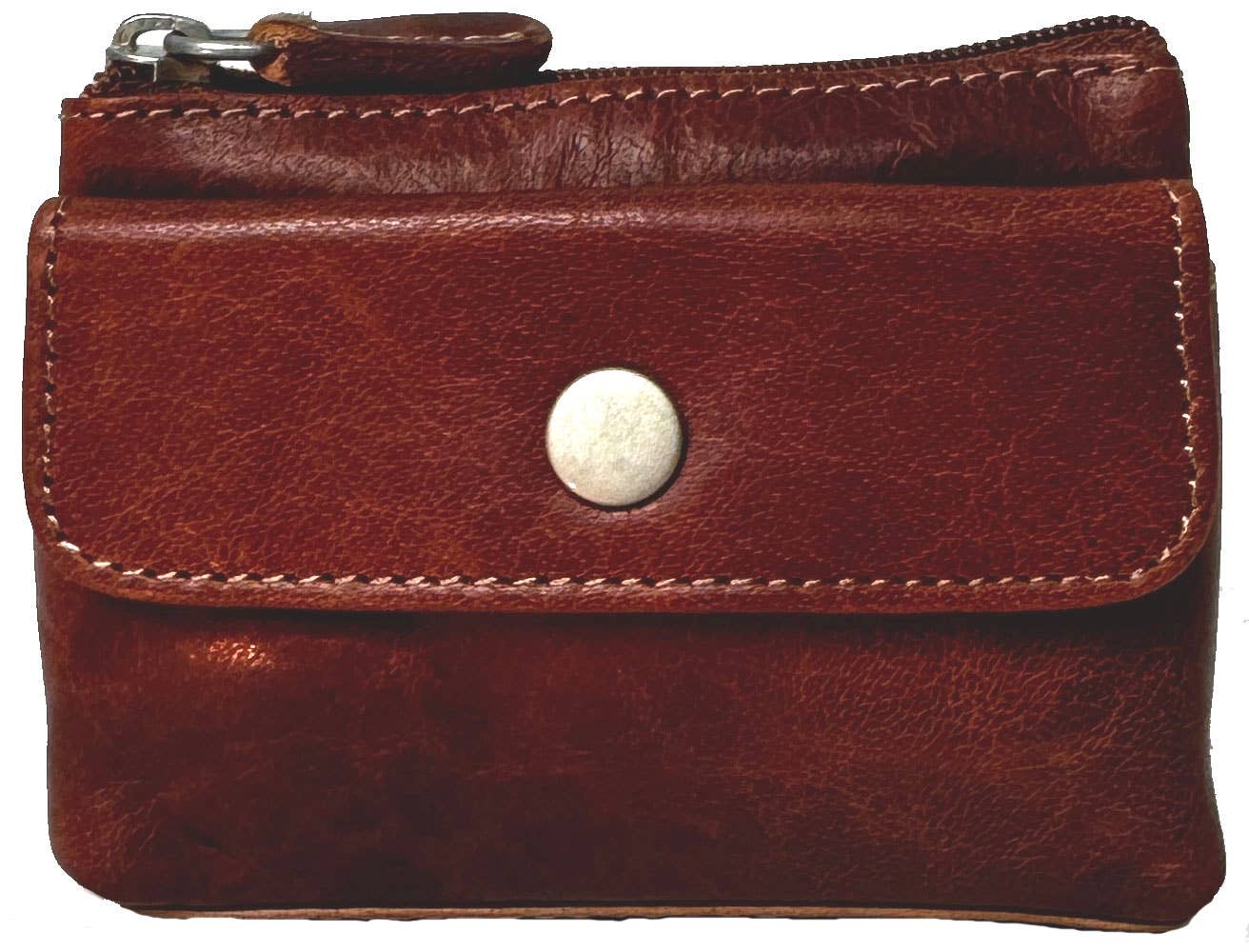 IGI CANADA - Vente Porte-monnaie – unisexe - Porte-monnaie mixte en cuir véritable avec fermeture éclair #85274