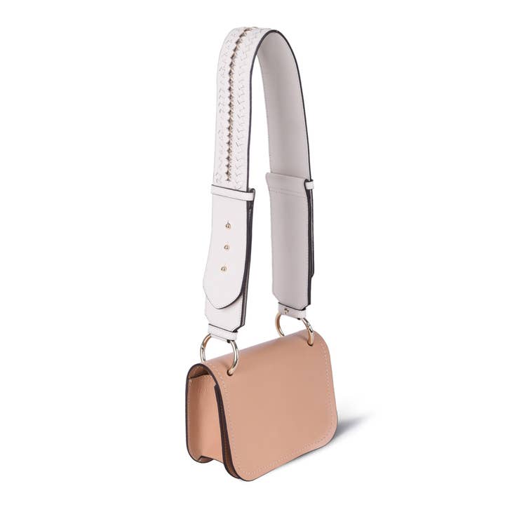 Brandy Shoulder Bag - Nude Leather for wholesale on Faire