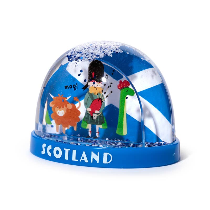 Puckator Ltd – wholesale Ornament – Scotland Souvenir Medium Glitter Snow Storm3