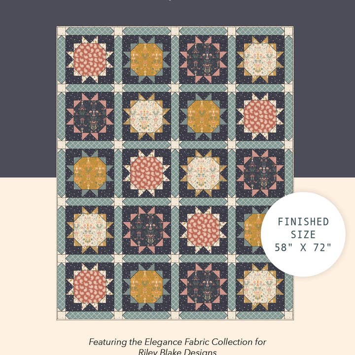 Frannie B Quilt Company - Wholesale Craft Sewing Kit - Eclipse Quilt Pattern