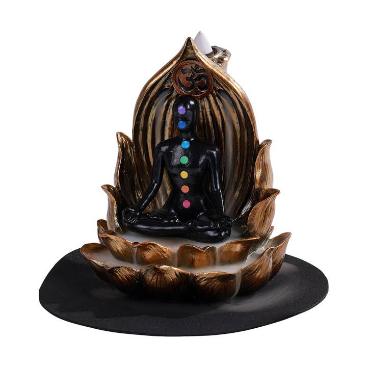 Chakra Yoga Rückfluss-Räuchergefäß (1/12) für den Großhandel von Urban Tokyo