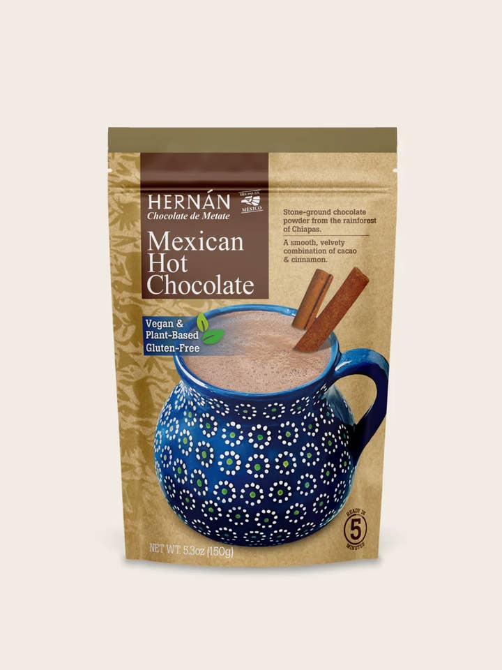 NEW Mexican Hot Chocolate Powder in POUCH for wholesale by HERNÁN