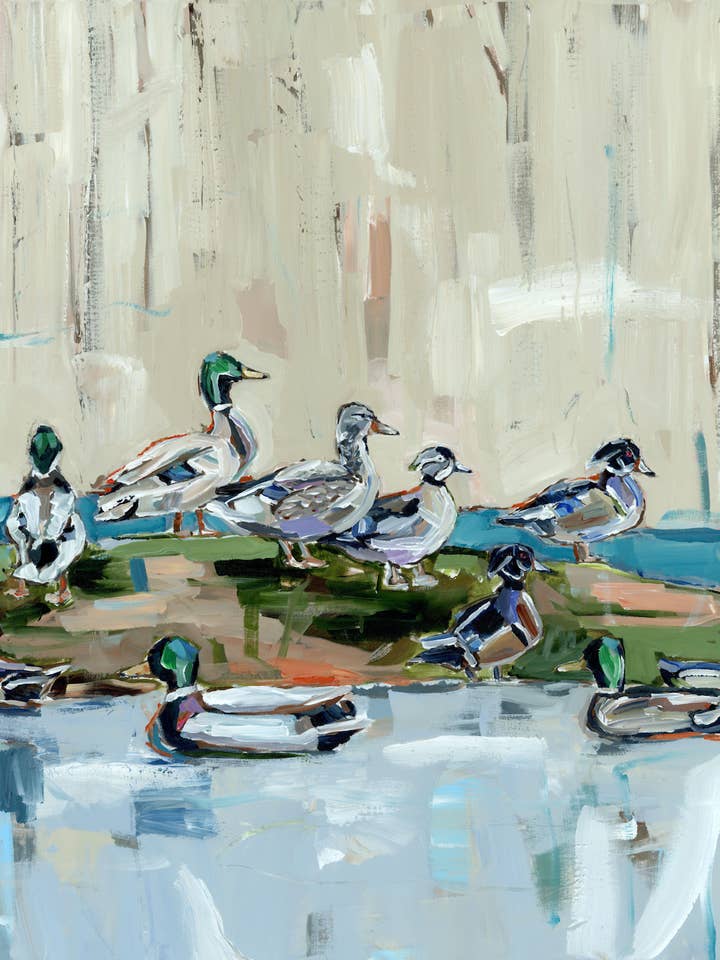 "Mound Party" canvas print for wholesale by Chelsea McShane Art