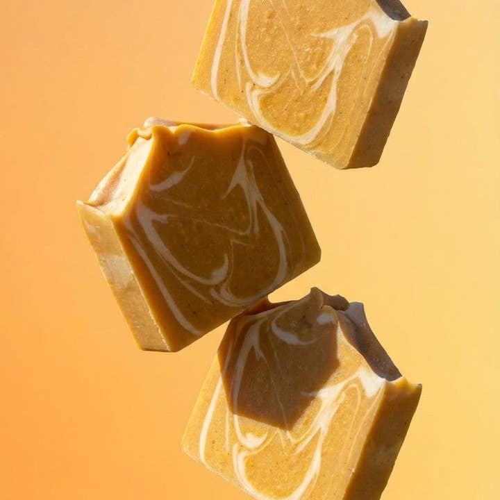 KC&D Soap Shop - Wholesale Bar Soap - Goat Milk Soap: Milky Turmeric & Honey with Kaolin Clay1