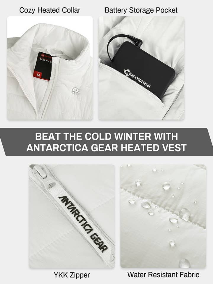 Antarctica Outdoors - Vendita all'ingrosso Gilè imbottito - Donna - GILET ANTARCTICA GEAR da Donna Riscaldato Ricaricabile Leggero per l'Inverno all'Aperto2