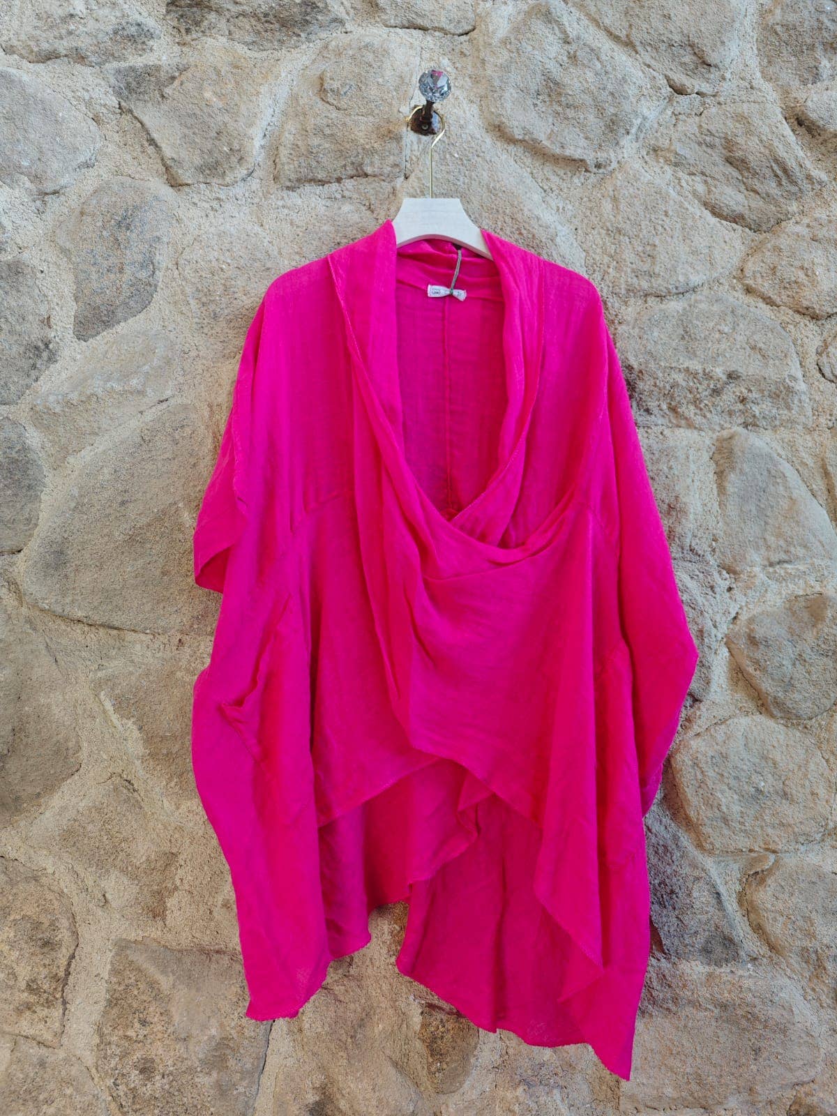 Linen & More - Venta al por mayor Blusa - Mujer - REF 83591 BLUSON OVERSIZE LINO 100%7