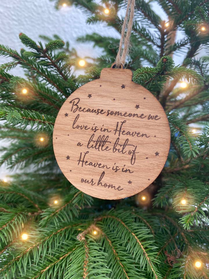 Memorial Bauble kerstdecoratie voor wholesale door KDee Designs
