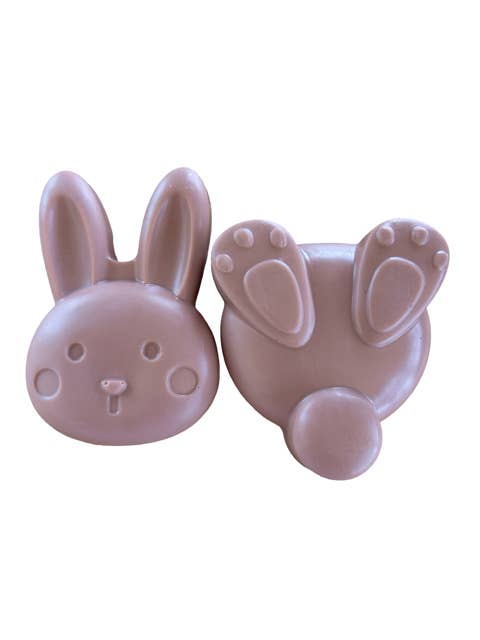 Savon deux pièces en forme de lapin | Cadeau de Pâques | Thème de Pâques | Printemps pour la vente par Plunk Soap and Candle Company