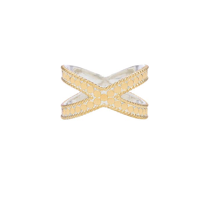 Classic Cross Ring - Gold for wholesale by Anna Beck Jewelry | Handmade in Bali