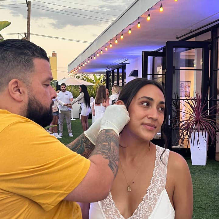 Piercing at the Nowhere to Wear This Party for wholesale by Agapantha Jewelry