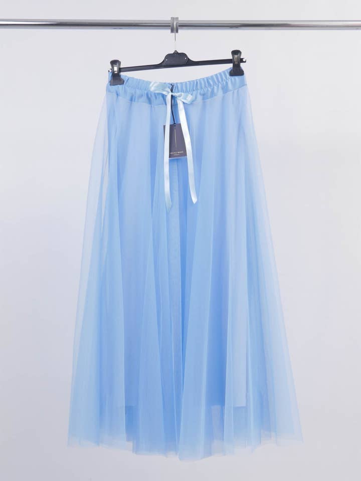 Cecile Wang - Wholesale Skirt - Women's - Flared tulle skirt CMT04015-24