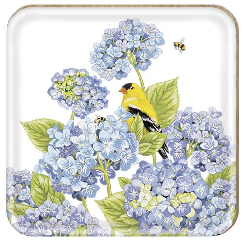 Mary Lake-Thompson Ltd. - Wholesale Decorative Tray - Hydrangea Finch Wooden Tray