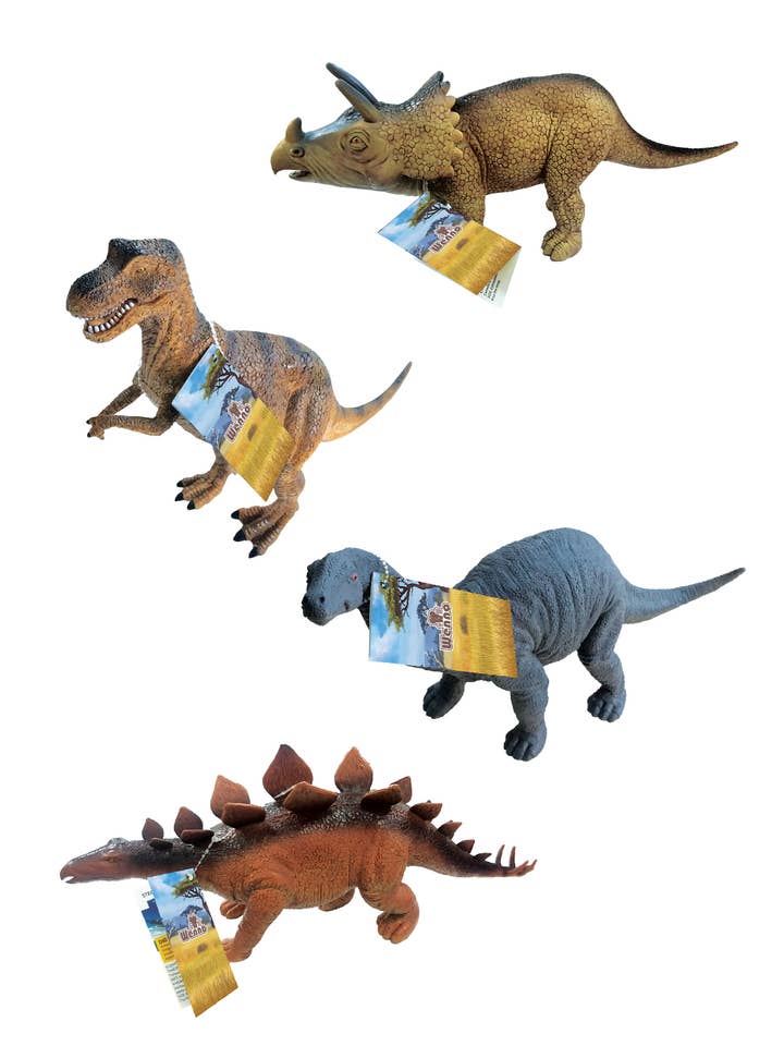 12"-14" Dinosaurs. 12 Assorted / $6.5 each for wholesale by Wenno