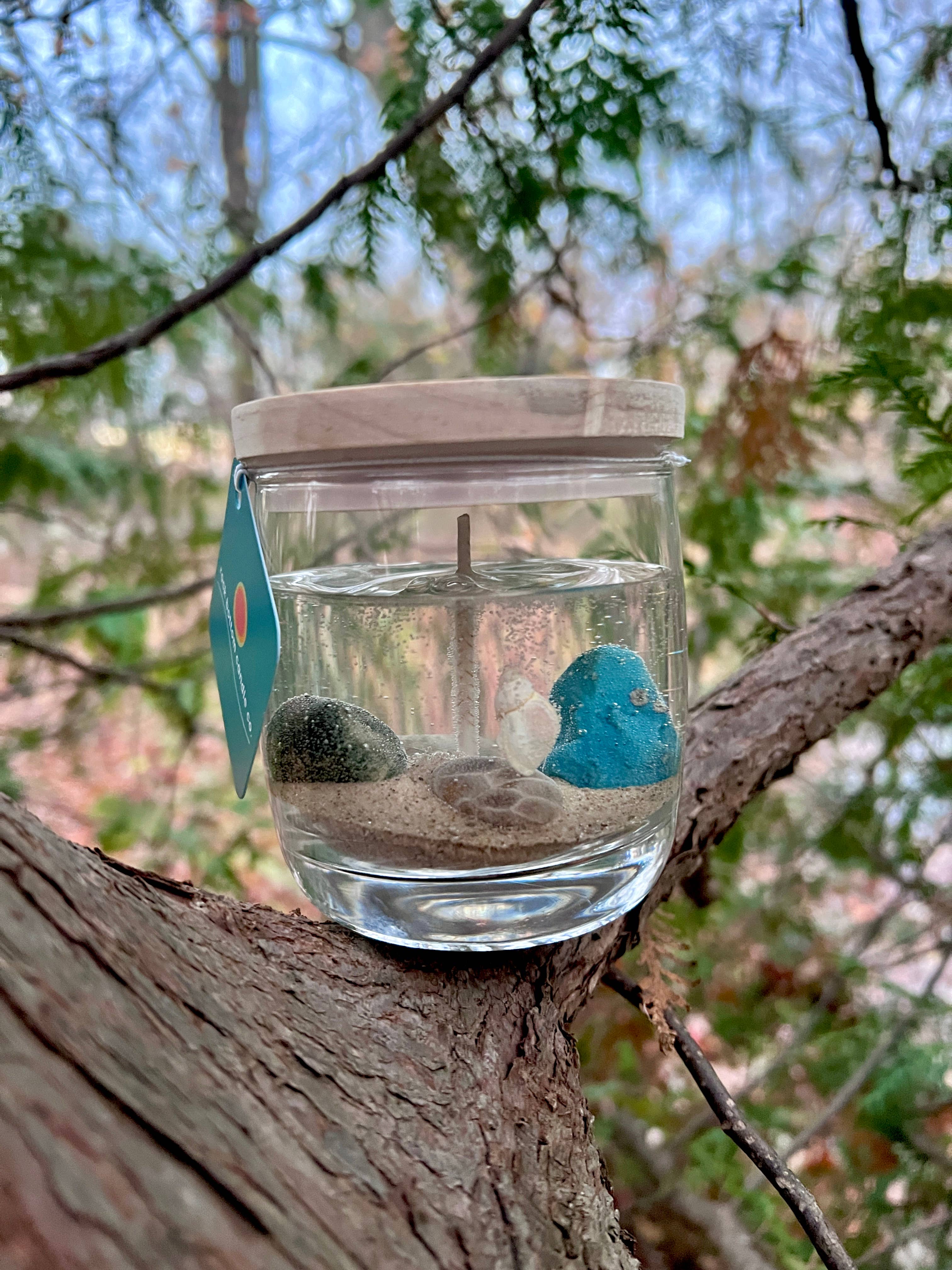 Rock Bottom Candle Company – Engroshandel Glaslys – Cedar Pine Rock Lys, 10 oz