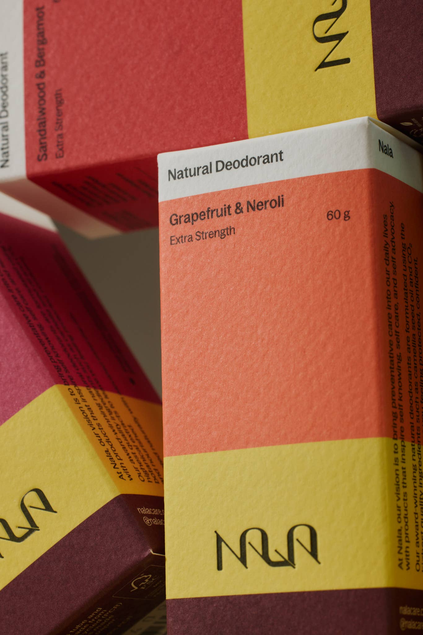 Nala - Vente Déodorant – unisexe - Déodorant Naturel Extra Fort Pamplemousse & Néroli2