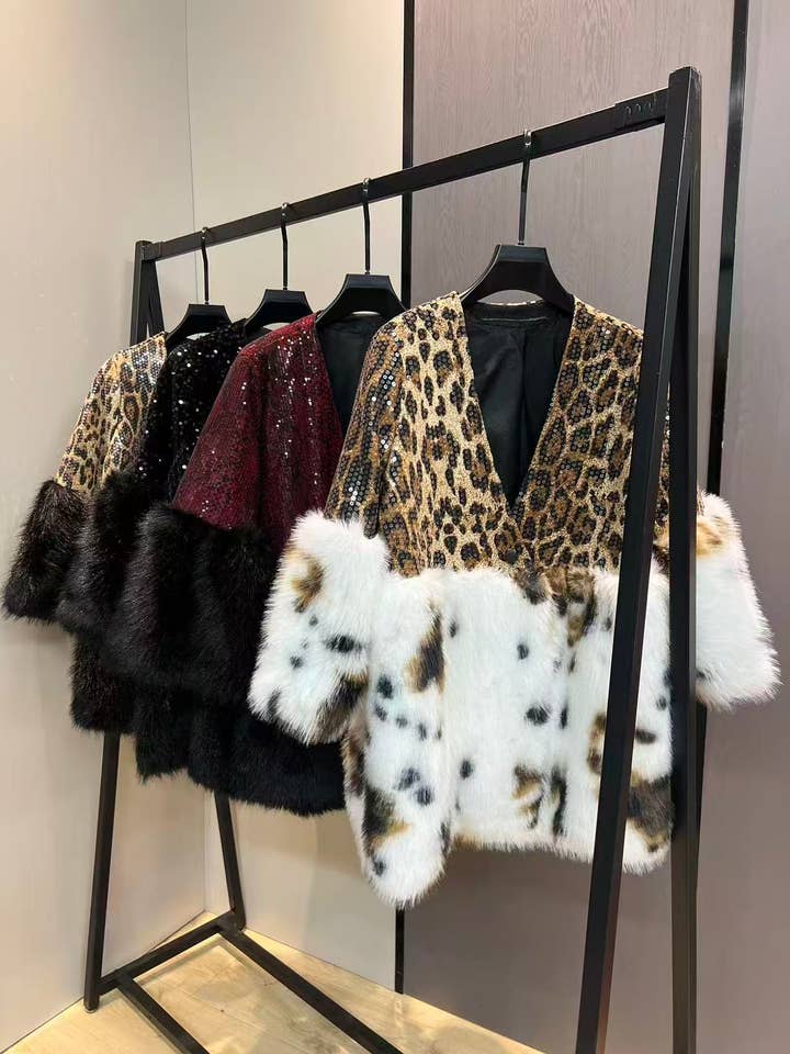 Sequin Jacket with Faux Fur Trim DH26 and other Purchase Wholesale sequin jacket. Free Returns & Net 60 Terms on Faire trending on Faire.