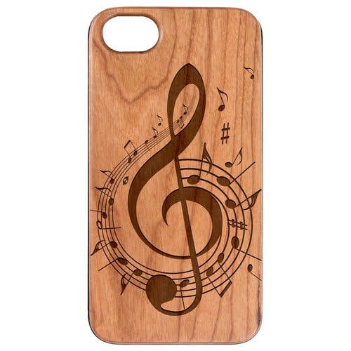 Kirsebærtræ - Clef 4 Graveret for engroshandel hos OTTO CASE