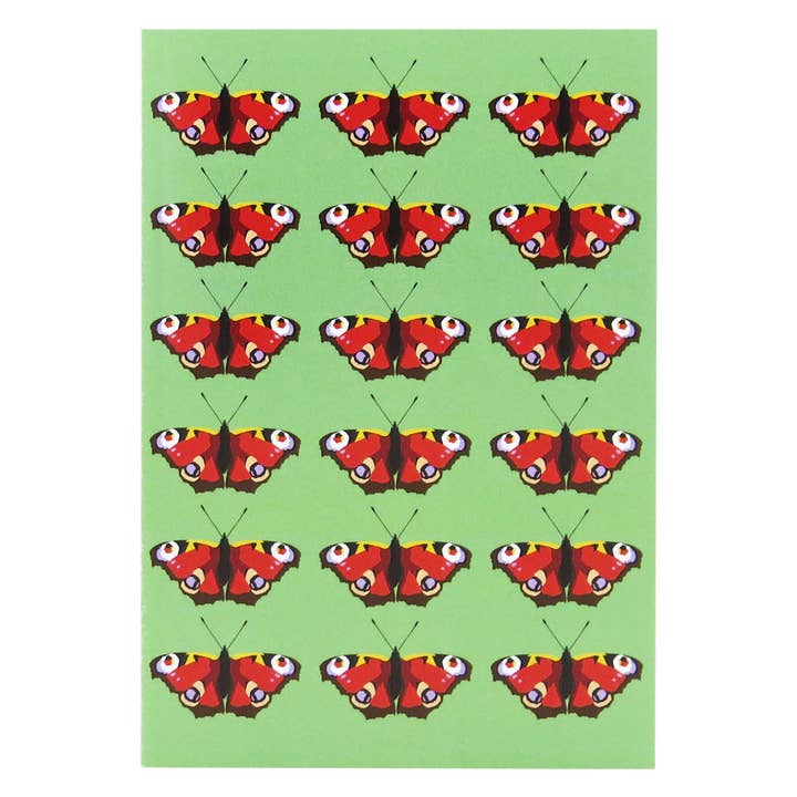 Robert William A6 British Butterflies Peacock Notebook for wholesale by Edu-Sci