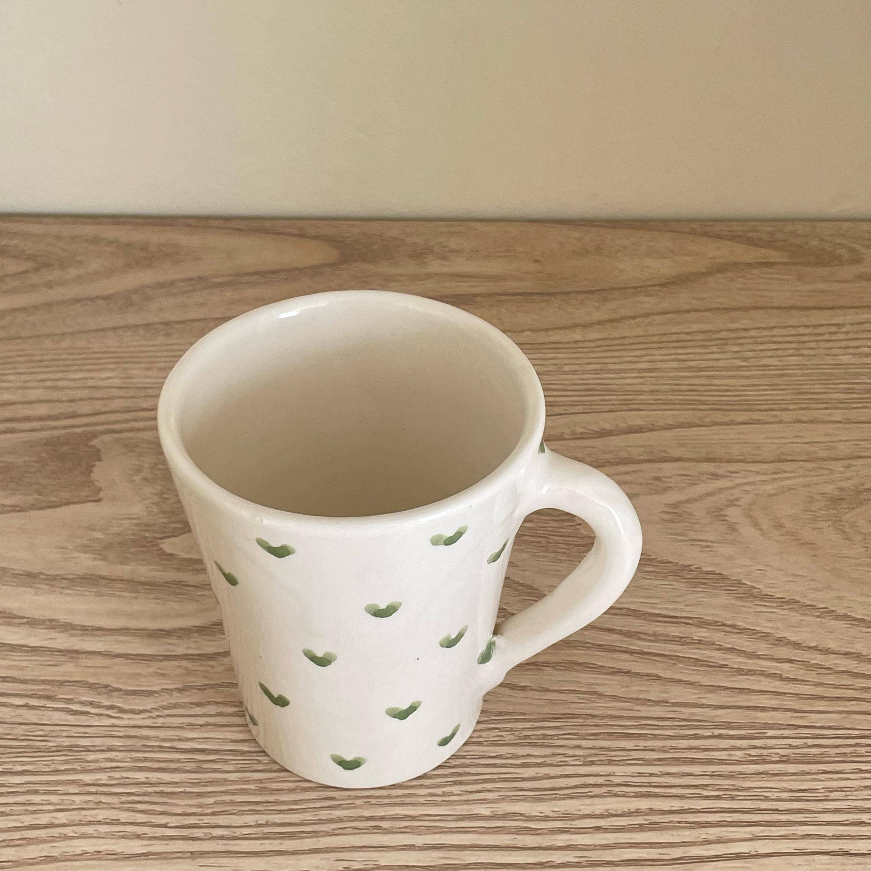 LeBazare - Wholesale Coffee Mug - Gobelet en céramique fait main – Motif cœurs4