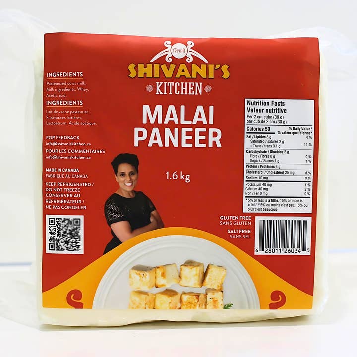 Premium Paneer: Versatile, Fresh, and Long-Lasting for wholesale by Shivani's Kitchen