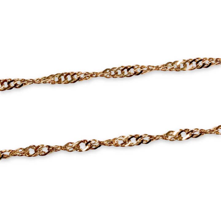 Foliesbijoux - Vendita all'ingrosso Collane a catena e maglie - 10 catene dorate in acciaio inossidabile modello 12