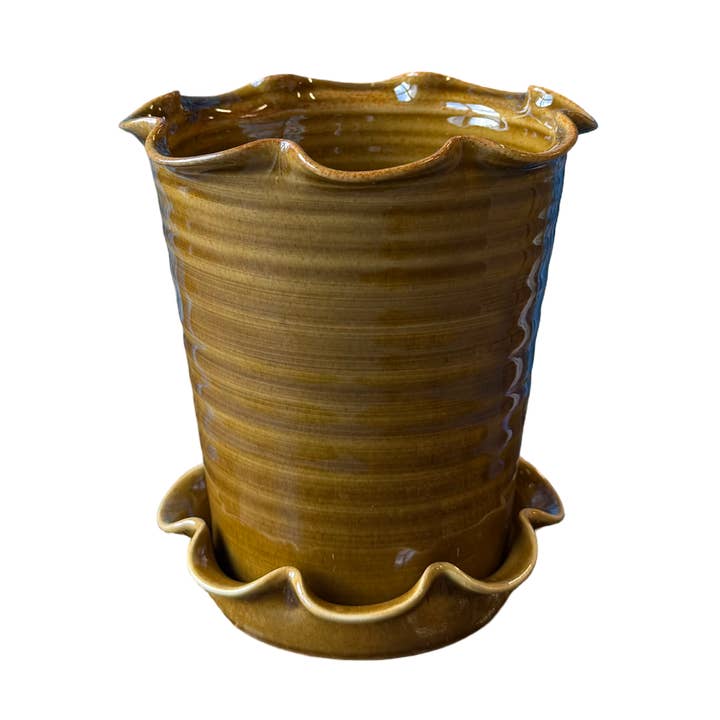 Frilly Pot - Honey for wholesale by Paige Mitchell