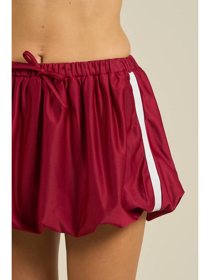 ANWND - Wholesale Shorts - Women's - 6643 Bubble Hem Drawstring Shorts3