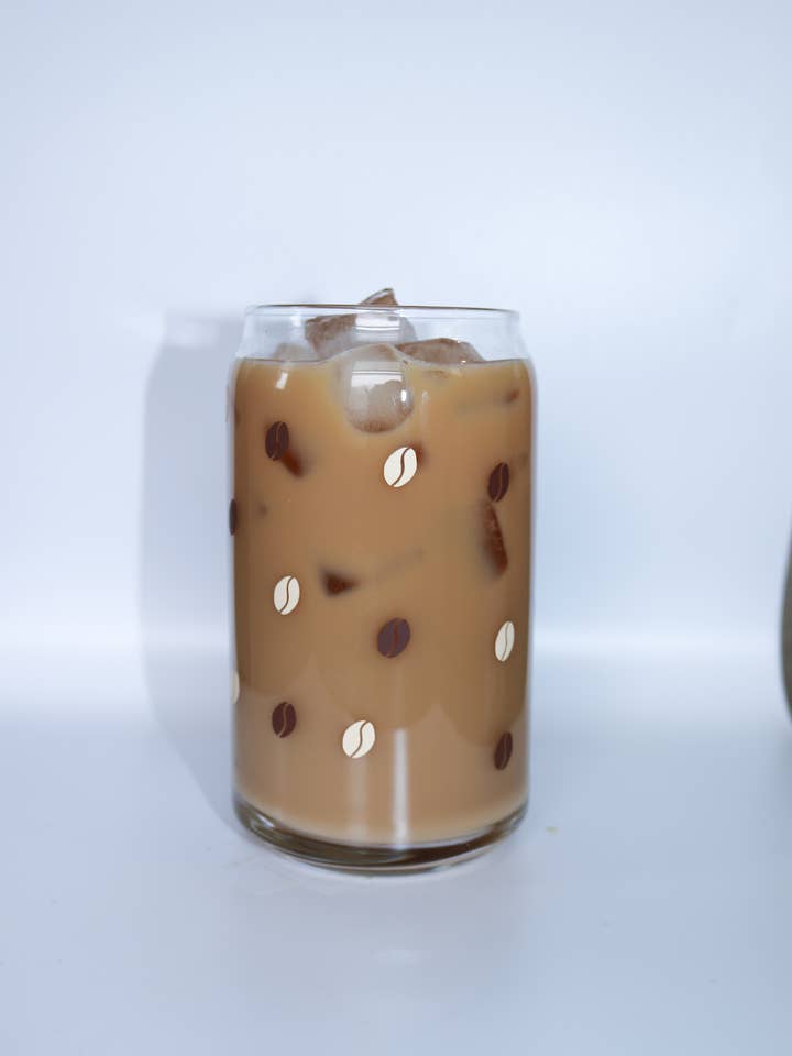 Coffee Bean Glass Can for wholesale by Rosey Design Co.