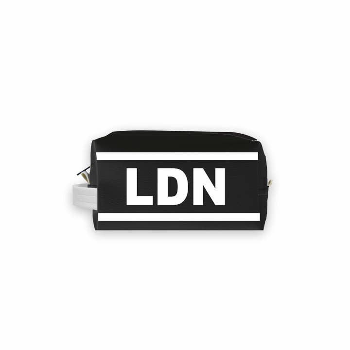 LDN (London) City Abbreviation Travel Dopp Kit Toiletry Bag for wholesale by Anne Cate