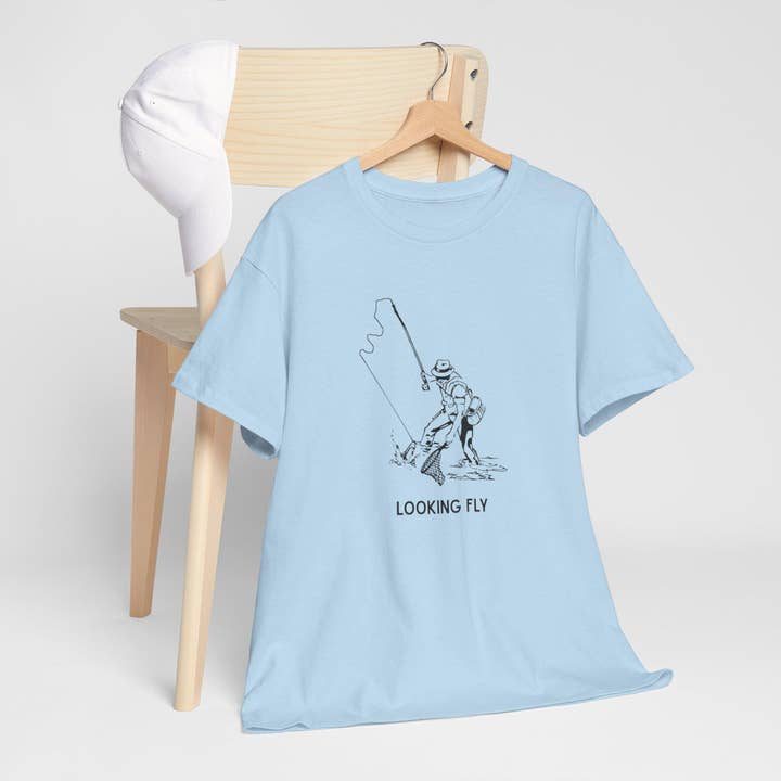 CVH DREAMY LTD – wholesale T-shirt (graphic) – women's – Looking Fly Graphic Shirt, Retro Fisherman Shirt3