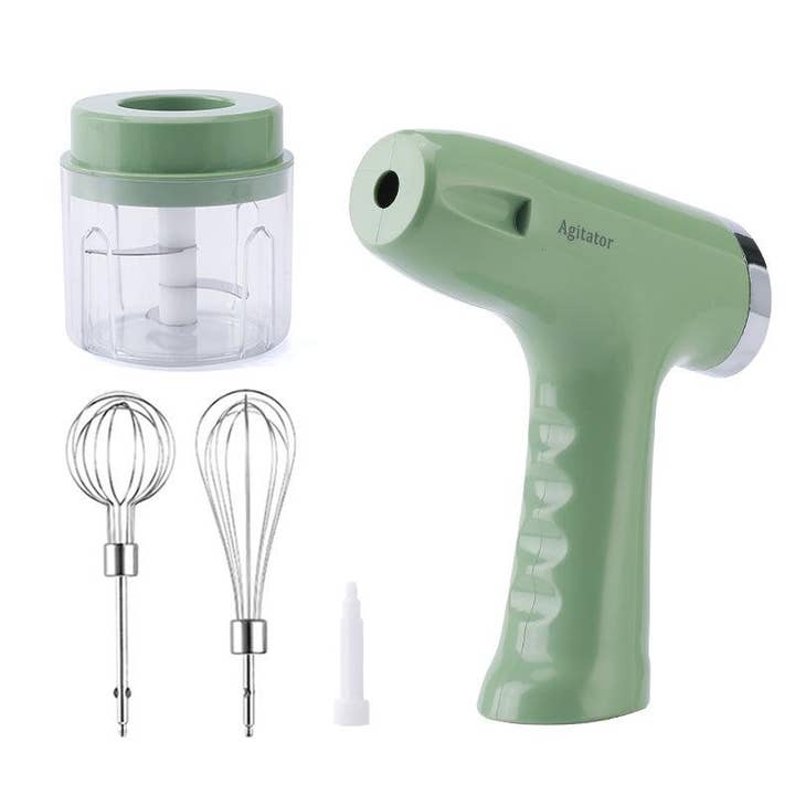 VIGOR - Wholesale Kitchen appliance - Hand Held 3 in 1 USB Electric Egg Beater Automatic Food Blen7