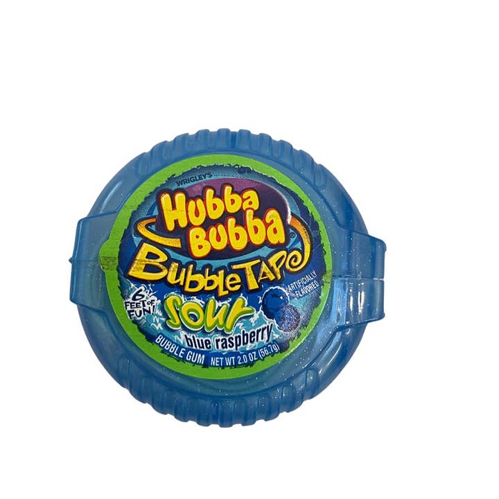 Sugar Bear Candy – wholesale Tuggummi – Hubba Bubba Bubble Tape Surblå Hallon 12 ct.