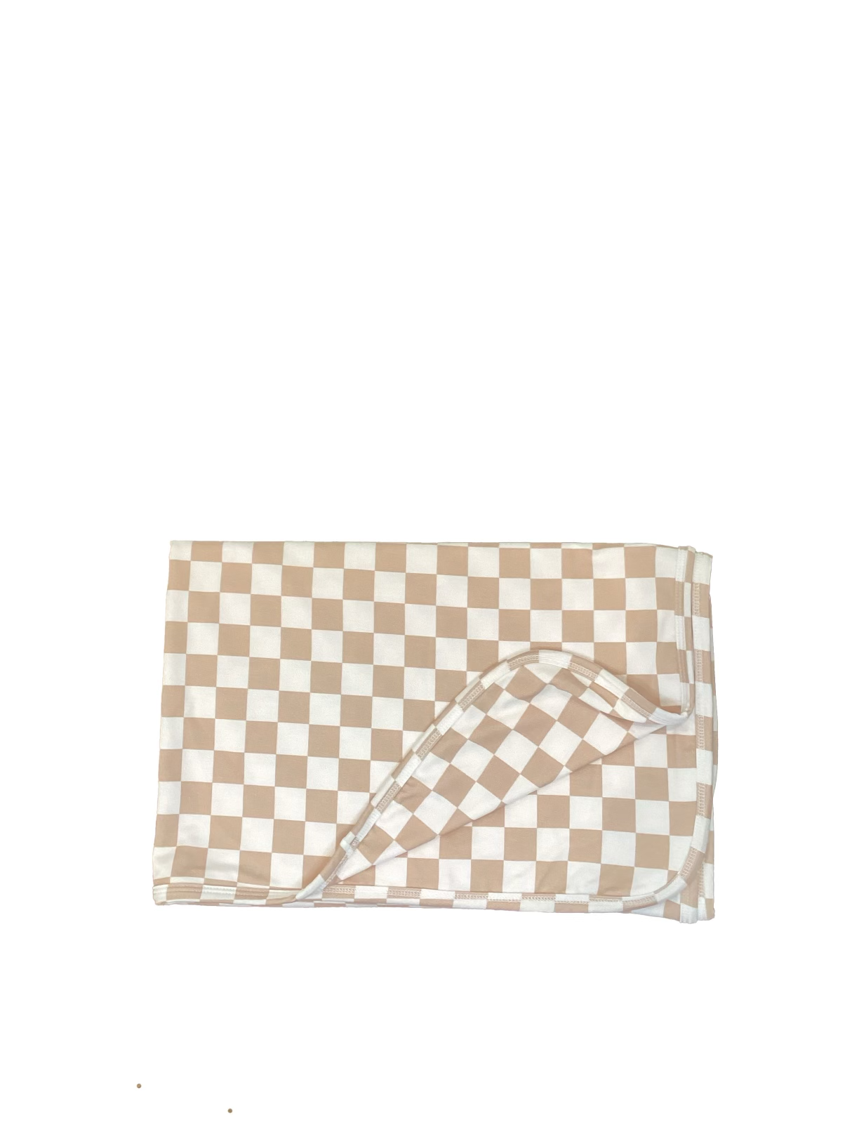 Beige Checkered Blanket for wholesale on Faire1