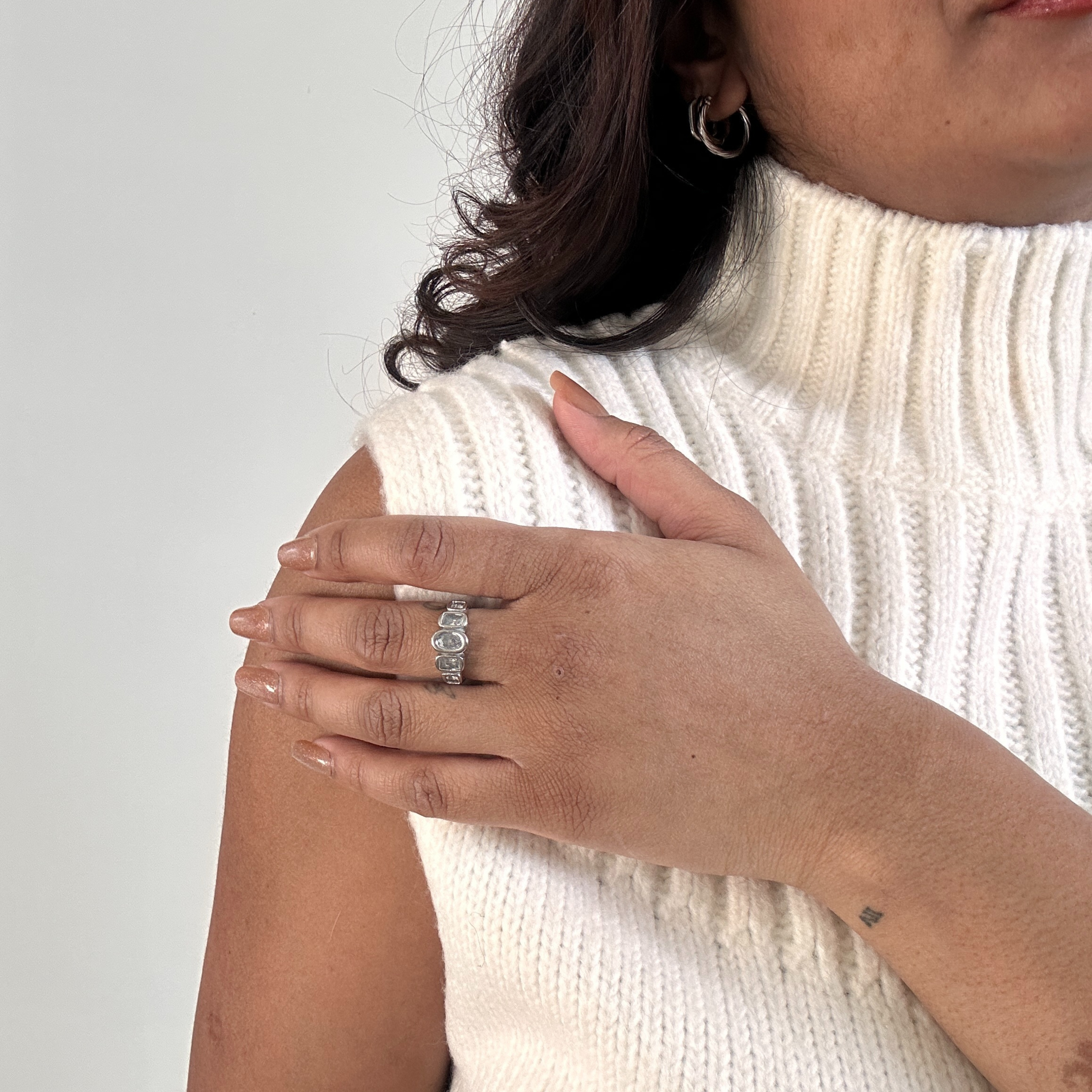 Lis the Label - Wholesale Multi-Stone Ring - Mila - Ring (Gold/Silver)3