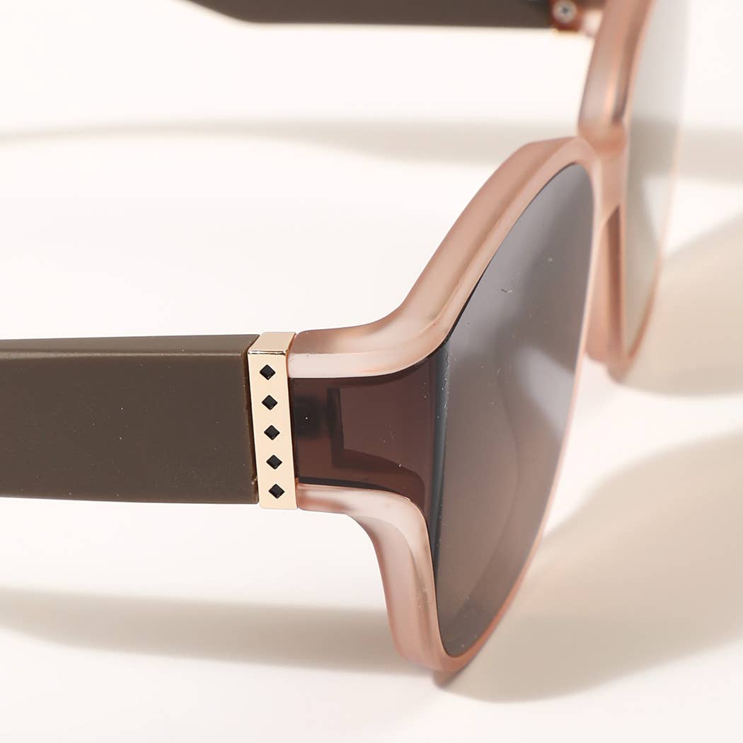  ASSORTED COLOR Semi-Transparent Frame Design Fashion Sunglasses for wholesale on Faire8