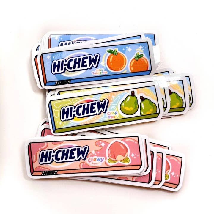 SimplyMKO - Wholesale Sticker - Hi-Chew Pear Asian Sticker2