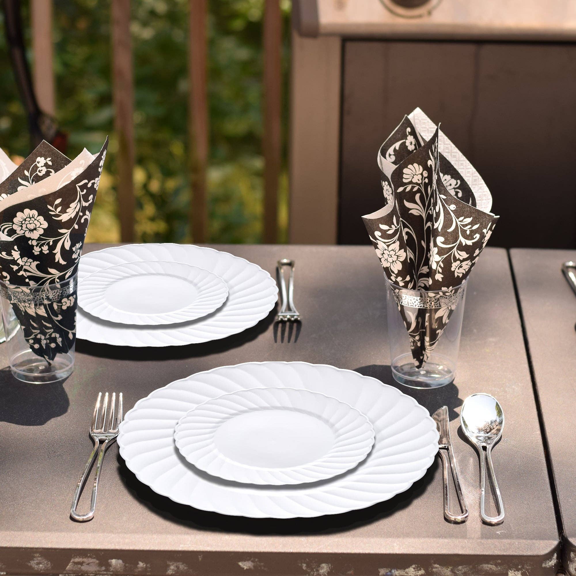 Smarty had a Party – Großhandel Einwegteller – 6" Weiße Flair Kunststoffgebäckteller - 18 Stk.8