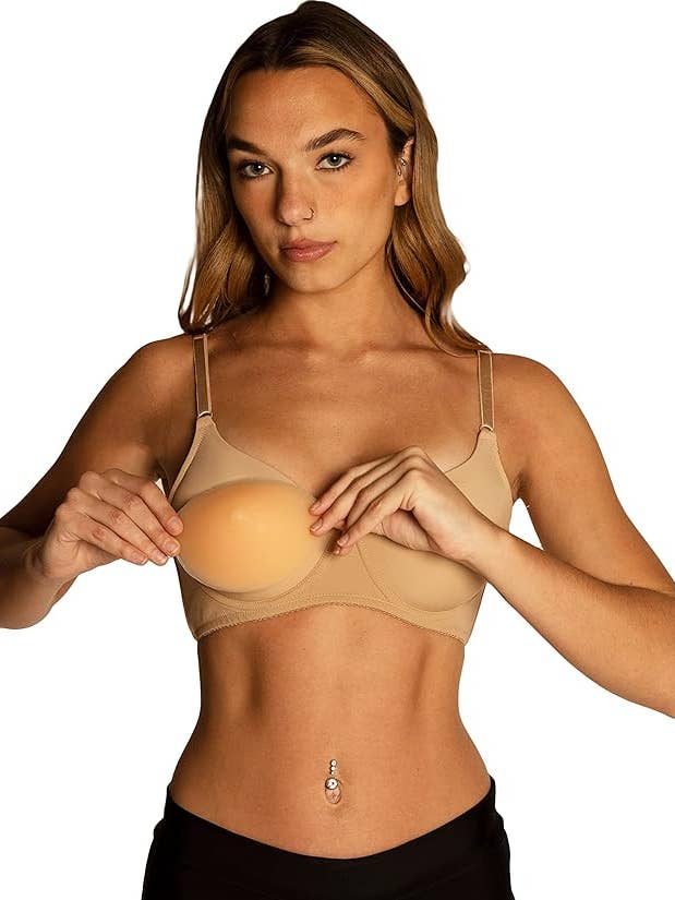 Silicone Breast Pad Inserts for Bras and Bikinis, One Size for wholesale by Envy Body Shop