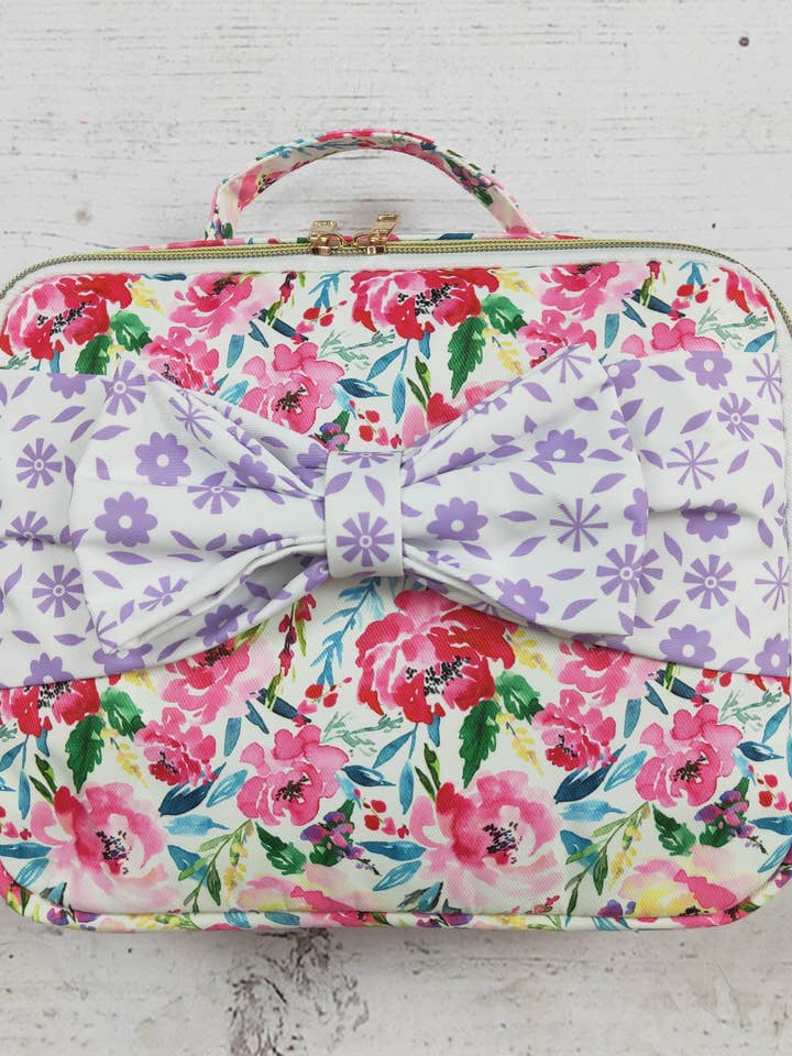 Flower Bow Cute Girls Lunch Boxes Bag for wholesale by sassy kids palace