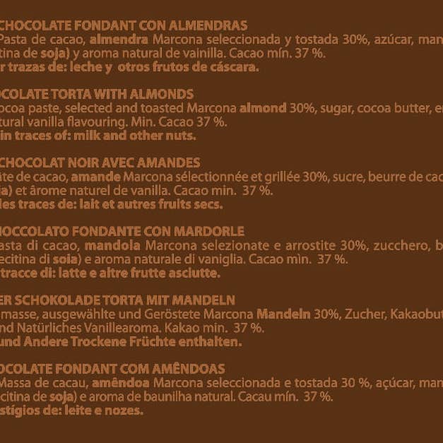 PABLO GARRIGÓS IBÁÑEZ – Caixa de chocolate por atacado – Torta de Torrão de Chocolate Fondant com Amêndoas3