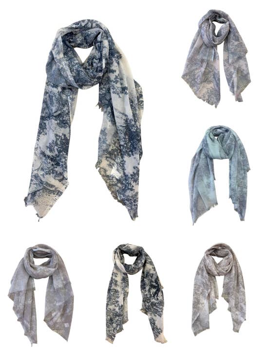 Long Silk touch Scarves – New Spring Collection ful10054 for wholesale by Nola by bijusol