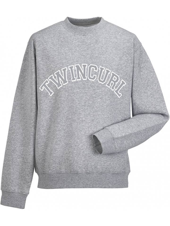 SUDADERA GRIS CON CUELLO REDONDO REGULAR FIT - ARCO para venta al por mayor de Twincurl